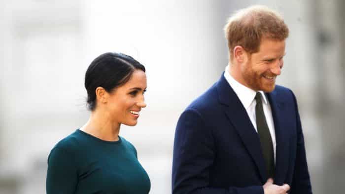 Meghan changes into a little black dress for garden party in Dublin Meghan changes into a little black dress for garden party in Dublin