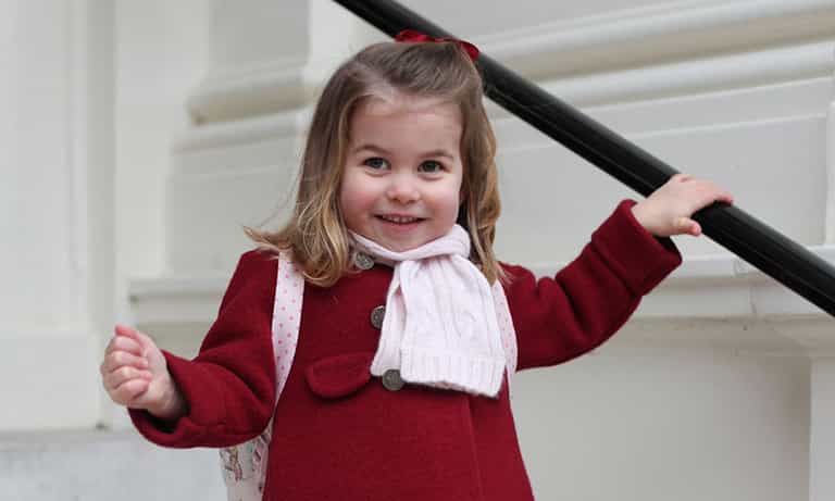 Princess Charlotte looked cute as a button attending her brother’s christening today Princess Charlotte looked cute as a button attending her brother’s christening today