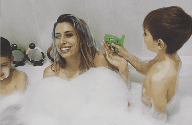 Stacey Solomon accused of ‘child abuse’ for sharing bath with sons Stacey Solomon accused of ‘child abuse’ for sharing bath with sons