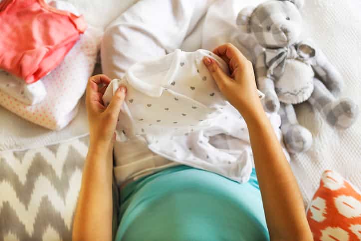 Expecting mum says she debating with husband about when to shop for their baby Expecting mum says she debating with husband about when to shop for their baby