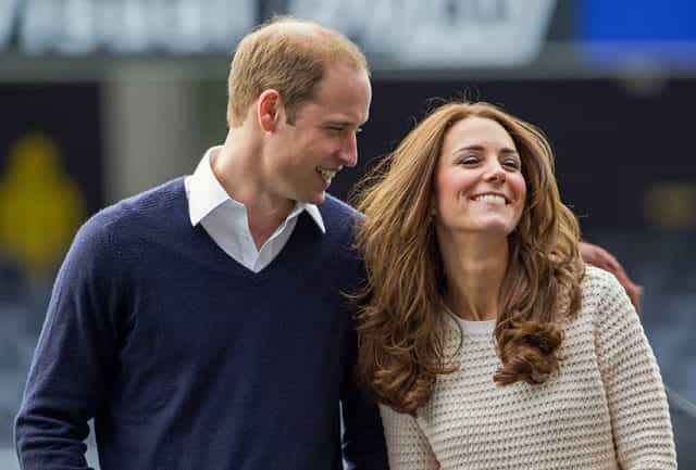 Kate Middleton and Prince William shared a very rare PDA moment at Kensington Palace Kate Middleton and Prince William shared a very rare PDA moment at Kensington Palace