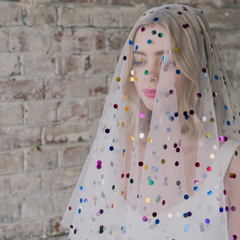 Rainbow veils perfect for brides who want something a little different Rainbow veils perfect for brides who want something a little different