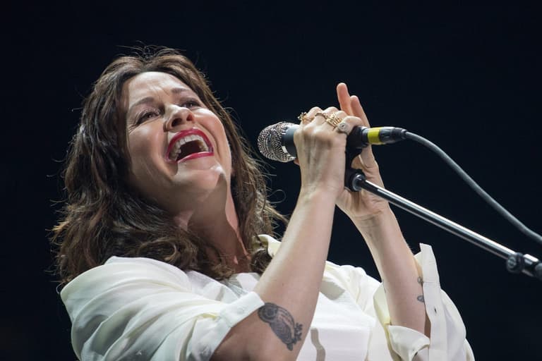 Congrats! Alanis Morissette has given birth to her third child, a baby boy Congrats! Alanis Morissette has given birth to her third child, a baby boy