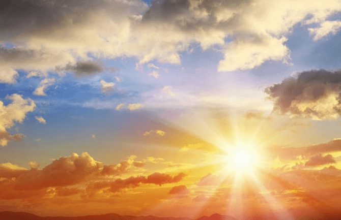 Met Éireann say that the weather is going to be warm and mostly dry today Met Éireann say that the weather is going to be warm and mostly dry today