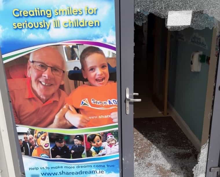 Children’s charity ‘Share A Dream’ share shocking photos of vandalisation Children’s charity ‘Share A Dream’ share shocking photos of vandalisation