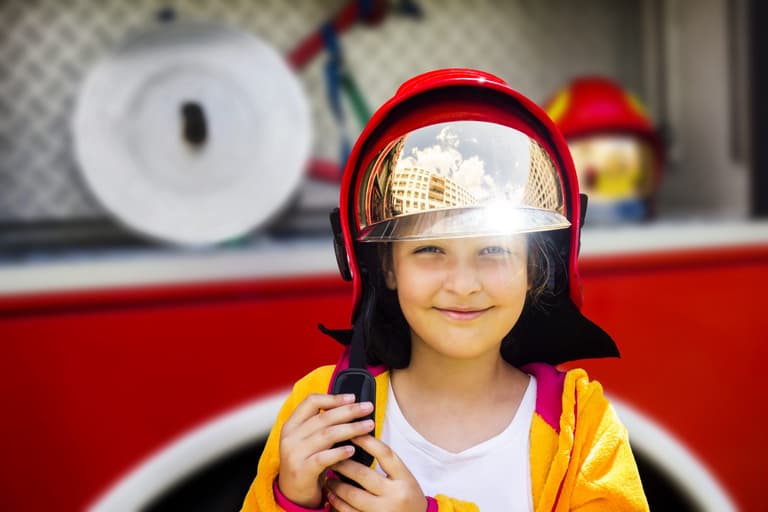 Mum vents about people questioning her daughter’s firefighter costume Mum vents about people questioning her daughter’s firefighter costume