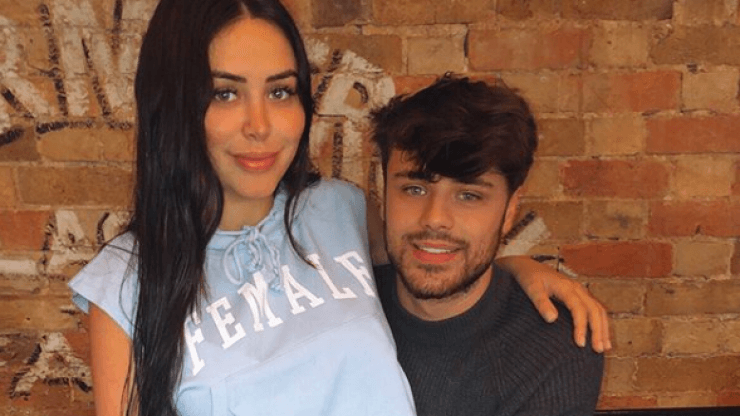 Marnie Simpson and Casey Johnson have welcomed their first child together Marnie Simpson and Casey Johnson have welcomed their first child together