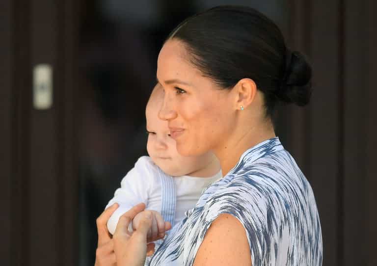 Baby Archie went on a secret trip to America with mum Meghan Markle back in September Baby Archie went on a secret trip to America with mum Meghan Markle back in September