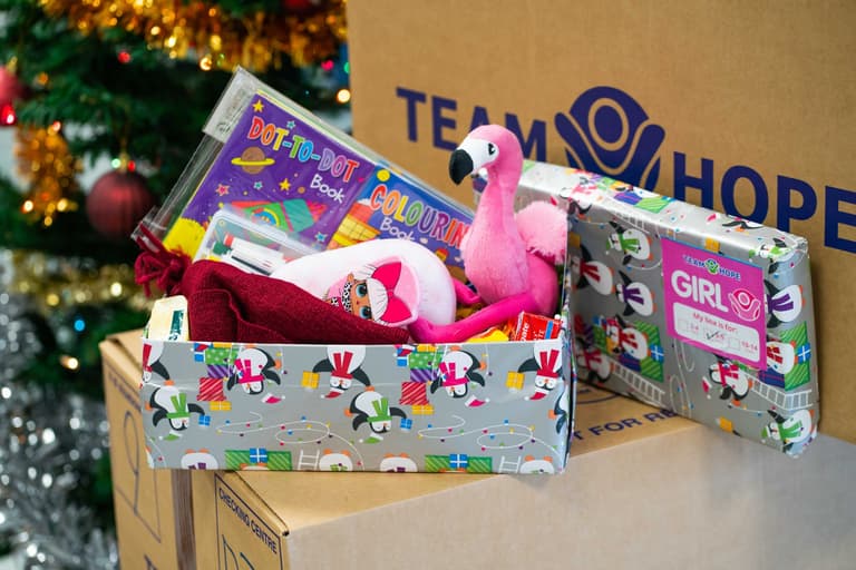 Did you pack this box? Team Hope is looking for the person who donated its two millionth shoebox! Did you pack this box? Team Hope is looking for the person who donated its two millionth shoebox!