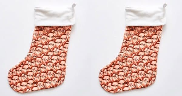 You can now get a Christmas stocking with your child’s face printed all over it You can now get a Christmas stocking with your child’s face printed all over it