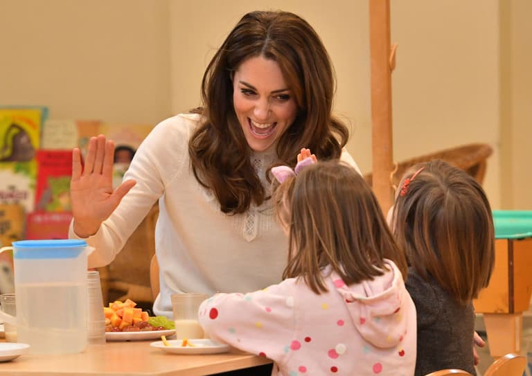 Kate Middleton made a surprise appearance at a London preschool (and even served breakfast!) Kate Middleton made a surprise appearance at a London preschool (and even served breakfast!)