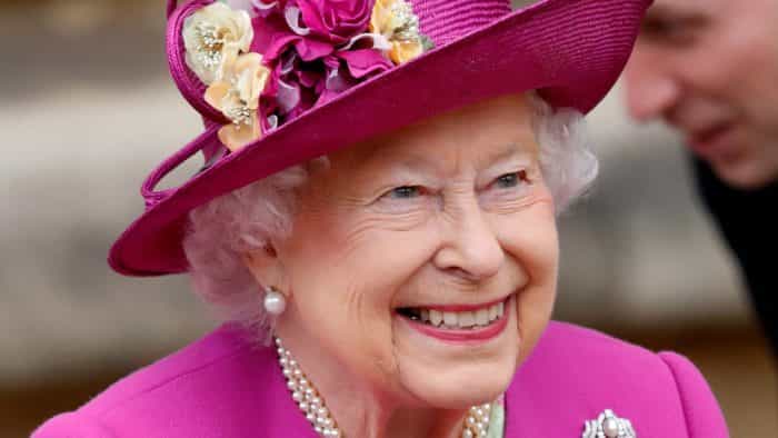 Buckingham Palace has released a new royal portrait of the Queen and her three heirs Buckingham Palace has released a new royal portrait of the Queen and her three heirs