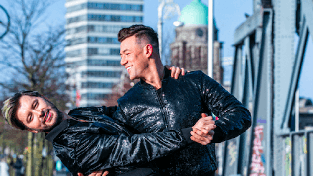 Brian Dowling makes history on Dancing With The Stars with first same-sex performance Brian Dowling makes history on Dancing With The Stars with first same-sex performance