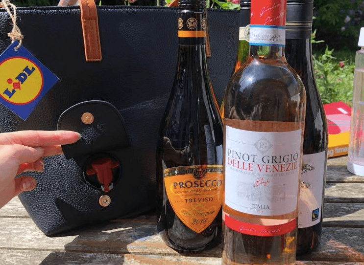 Lidl will be selling a wine cooler handbag with a secret nozzle next week Lidl will be selling a wine cooler handbag with a secret nozzle next week