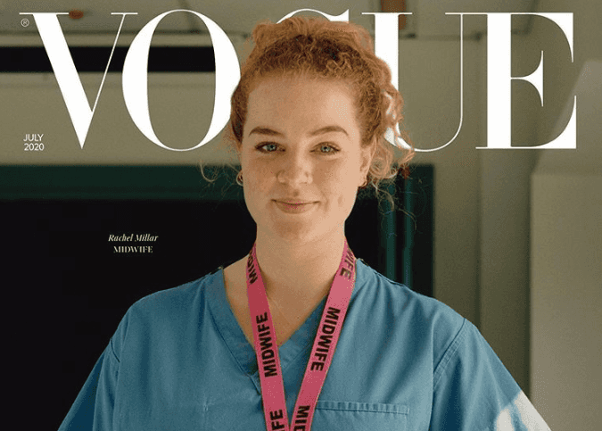 A Tyrone midwife was chosen to feature on the cover of Vogue A Tyrone midwife was chosen to feature on the cover of Vogue