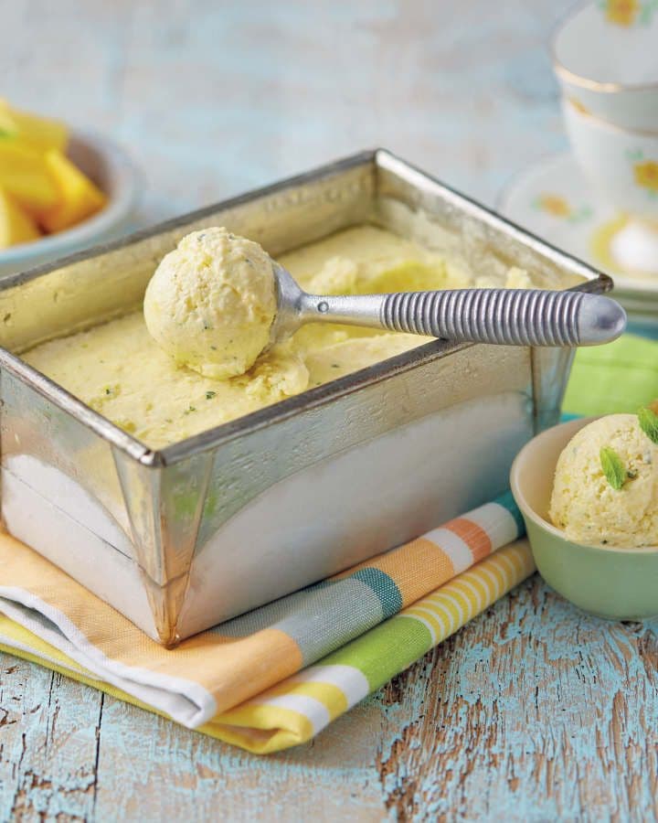 Mango and Mint Frozen Yogurt recipe that’ll make you think you’re on vacation Mango and Mint Frozen Yogurt recipe that’ll make you think you’re on vacation