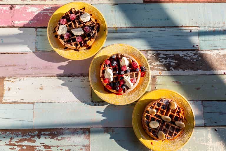 This brown butter Belgian waffles recipe is the perfect way to start the day This brown butter Belgian waffles recipe is the perfect way to start the day