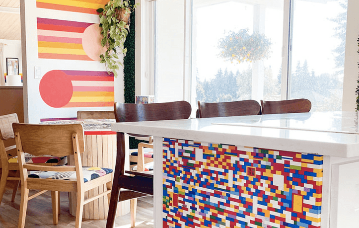 DIY: This mum made use of her kids’ Lego to build a very unique kitchen island DIY: This mum made use of her kids’ Lego to build a very unique kitchen island