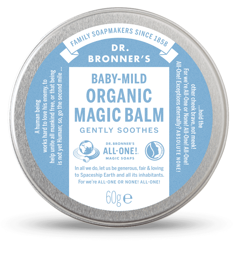 Three of our favourite products from the Dr. Bronner’s Organic Baby-Mild Range Three of our favourite products from the Dr. Bronner’s Organic Baby-Mild Range