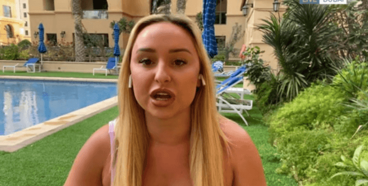 Influencer justifies trip to Dubai saying it was essential for her “mental health” and to “motivate” followers Influencer justifies trip to Dubai saying it was essential for her “mental health” and to “motivate” followers
