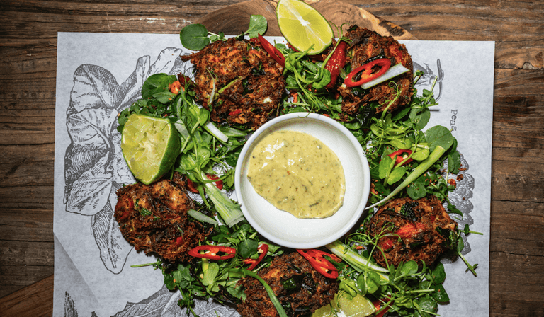 These quinoa, sweet potato and goats cheese fritters are the perfect lunch These quinoa, sweet potato and goats cheese fritters are the perfect lunch