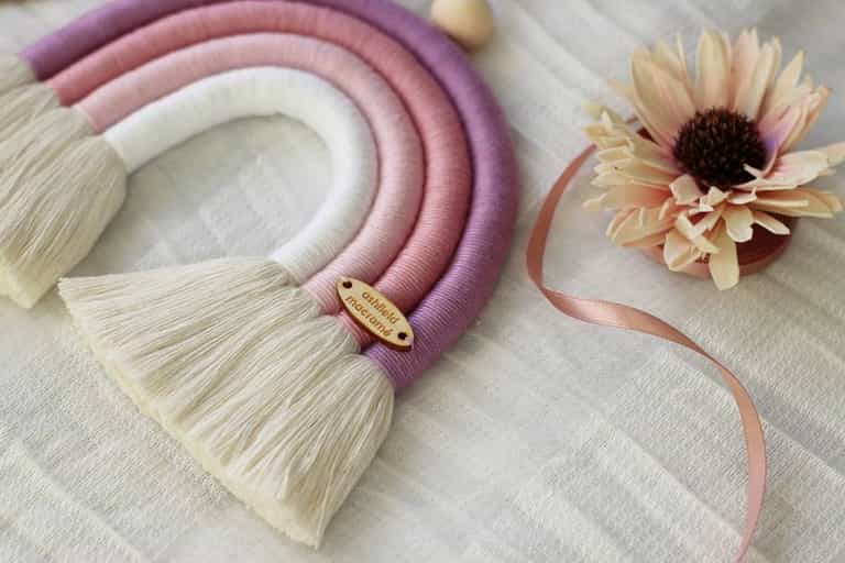 Looking for the perfect baby gift? Say hello to Ashfield Macramé and these handmade rainbows Looking for the perfect baby gift? Say hello to Ashfield Macramé and these handmade rainbows