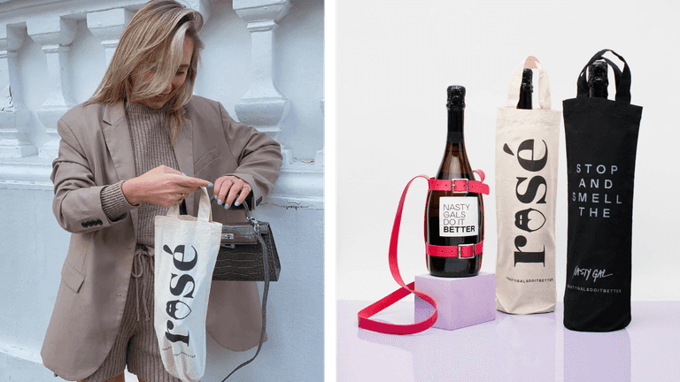Tote bags for your wine exist and we’re going to need one ASAP! Tote bags for your wine exist and we’re going to need one ASAP!