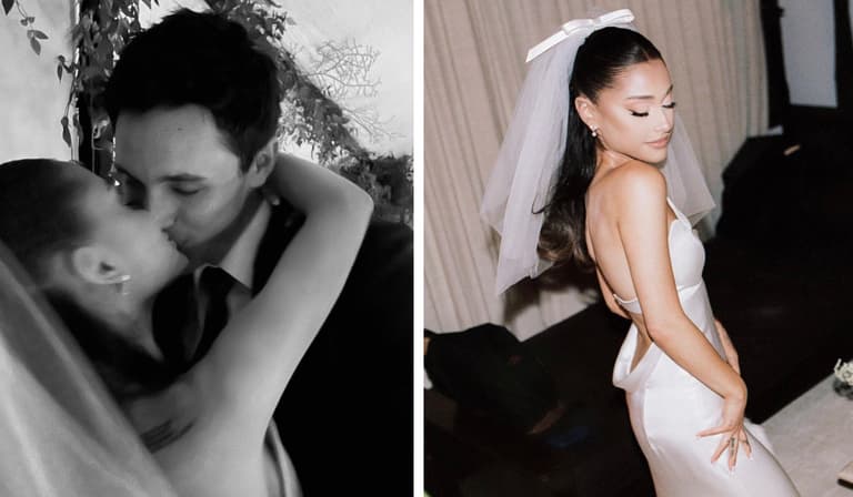 Ariana Grande shares stunning photos of her wedding to Dalton Gomez Ariana Grande shares stunning photos of her wedding to Dalton Gomez