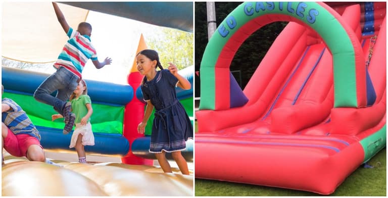 Parents are being warned about hiring bouncy castles for garden parties this summer Parents are being warned about hiring bouncy castles for garden parties this summer
