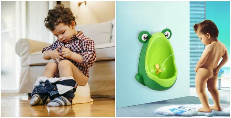 This toddler urinal is about to make potty training little boys a whole lot easier This toddler urinal is about to make potty training little boys a whole lot easier
