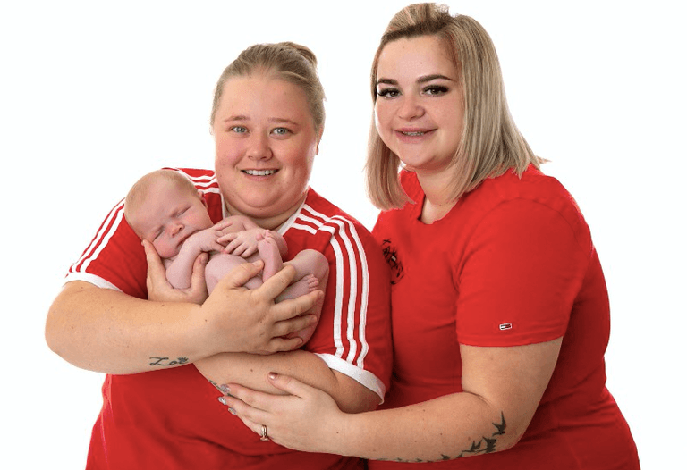 “Finding out I was finally pregnant was something we’ll never forget” – meet same-sex parents Zoe and Casey Evans “Finding out I was finally pregnant was something we’ll never forget” – meet same-sex parents Zoe and Casey Evans