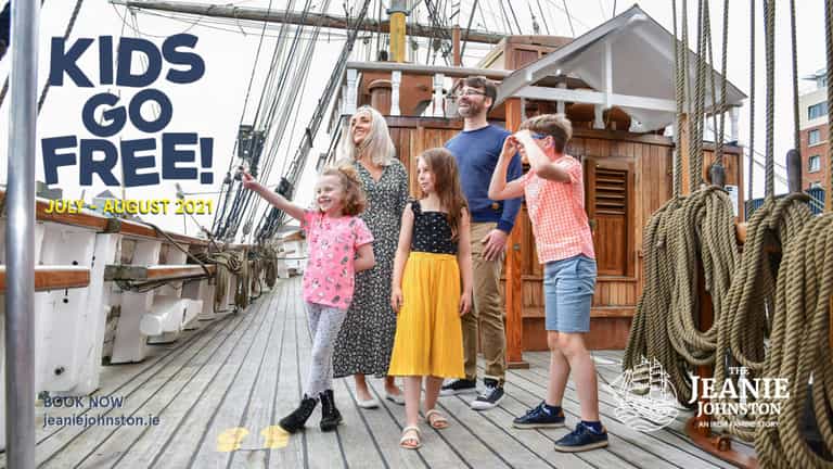 Kids Go Free to EPIC Museum and The Jeanie Johnston this July and August Kids Go Free to EPIC Museum and The Jeanie Johnston this July and August