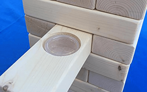 You can now play Jenga with shot glasses in the bricks so pass the vodka, tbh You can now play Jenga with shot glasses in the bricks so pass the vodka, tbh