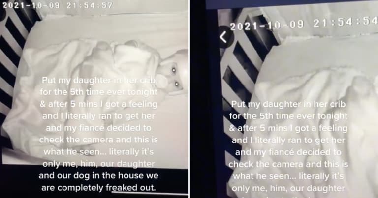 Parents see someone walk past their daughter’s crib in creepy baby monitor footage Parents see someone walk past their daughter’s crib in creepy baby monitor footage