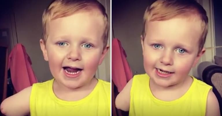 4-year-old born with one arm says he’s “awesome” after adult calls him “weird” 4-year-old born with one arm says he’s “awesome” after adult calls him “weird”