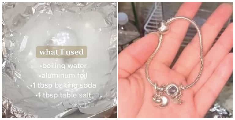 This genius foil hack will clean all your silver jewellery in seconds This genius foil hack will clean all your silver jewellery in seconds