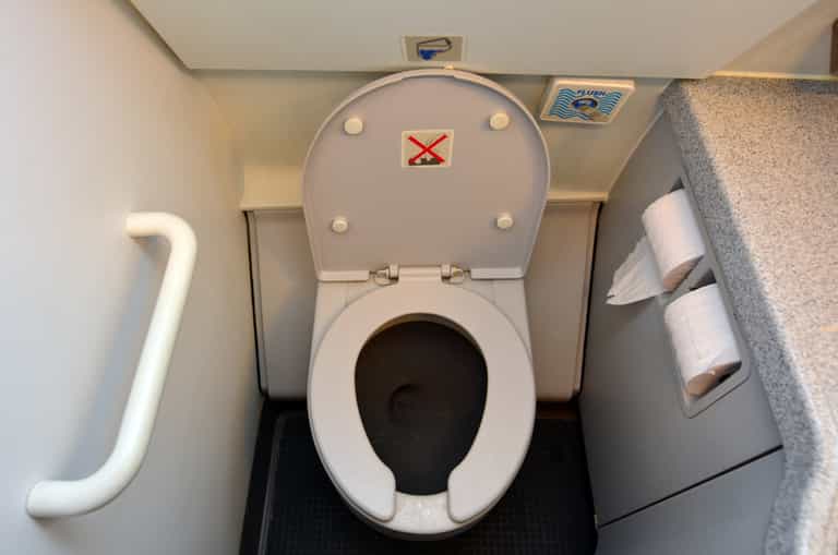 Airport staff discover newborn baby in plane toilet bin Airport staff discover newborn baby in plane toilet bin