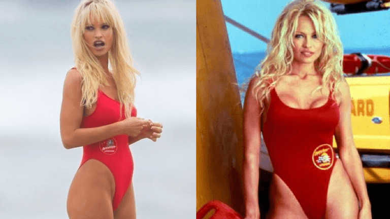 Red Swimsuit searches up 55% Since ‘Pam + Tommy’ series launched Red Swimsuit searches up 55% Since ‘Pam + Tommy’ series launched