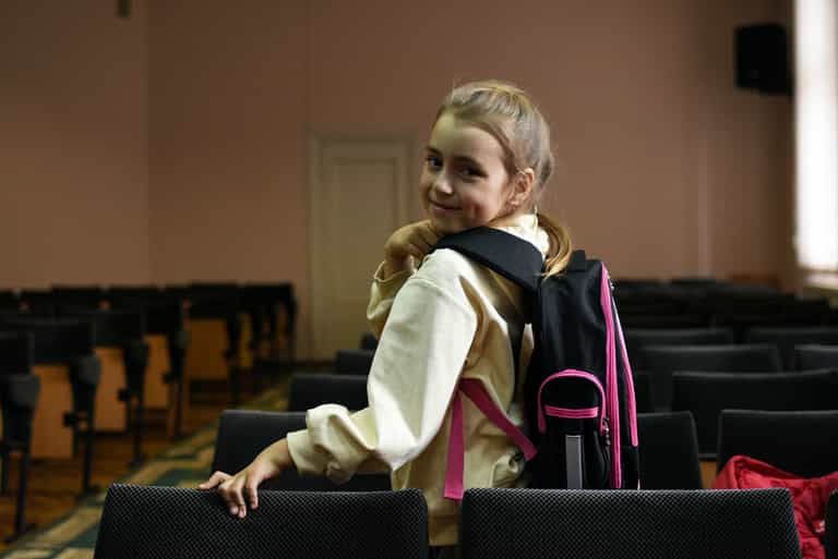 The story of 500 backpacks: returning to school after fleeing conflict in Ukraine. The story of 500 backpacks: returning to school after fleeing conflict in Ukraine.