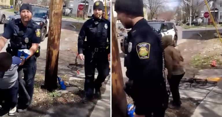NY officers under fire for putting 8-year-old accused of stealing bag of crisps in police car NY officers under fire for putting 8-year-old accused of stealing bag of crisps in police car