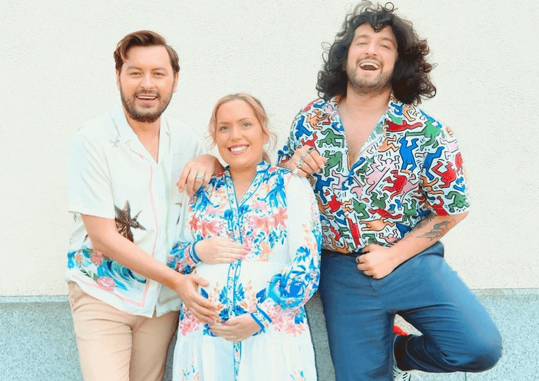 Brian Dowling and Arthur Gourounlian hit with homophobic hate over baby news Brian Dowling and Arthur Gourounlian hit with homophobic hate over baby news