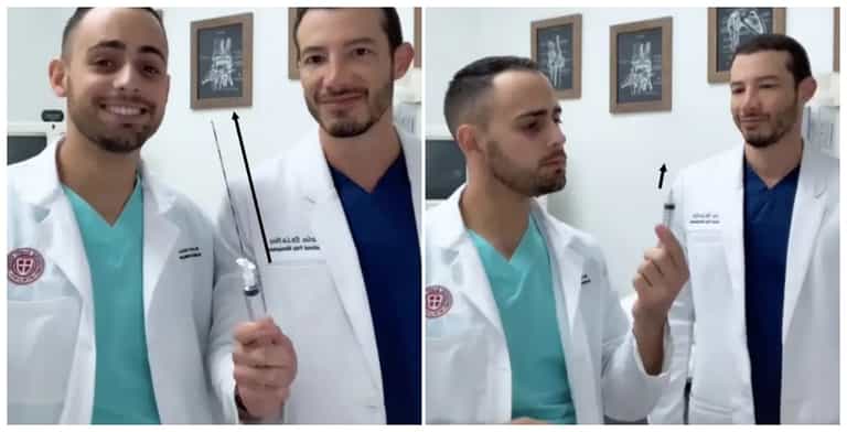 A TikTok-er showed the size of an epidural needle, and yep, it’s huge A TikTok-er showed the size of an epidural needle, and yep, it’s huge