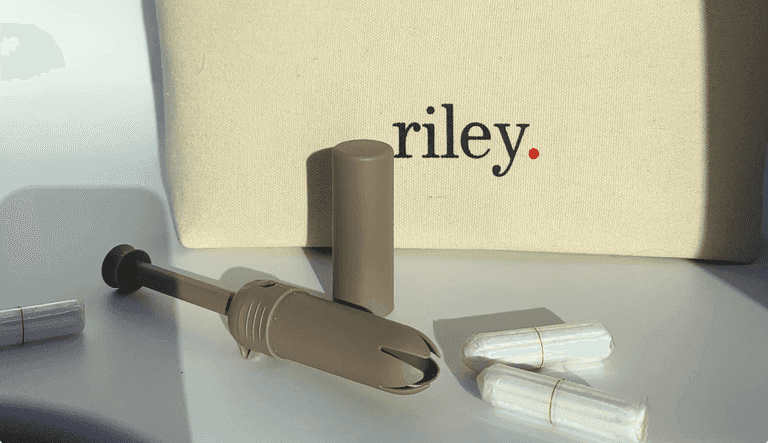 You can now get a reusable tampon applicator from Riley You can now get a reusable tampon applicator from Riley