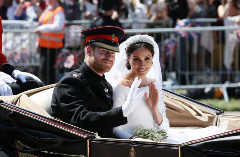 Prince Harry and Meghan share never before seen wedding photo Prince Harry and Meghan share never before seen wedding photo