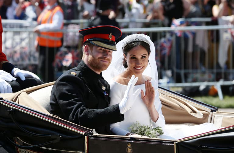 Prince Harry and Meghan share never before seen wedding photo Prince Harry and Meghan share never before seen wedding photo