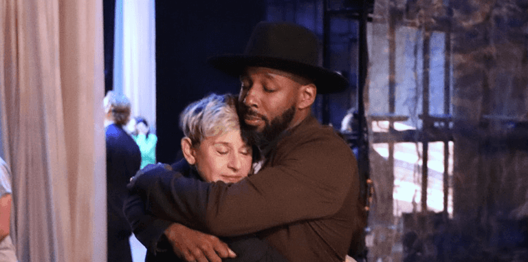 Ellen DeGeneres pays tribute to Stephen tWitch Boss Ellen DeGeneres pays tribute to Stephen tWitch Boss