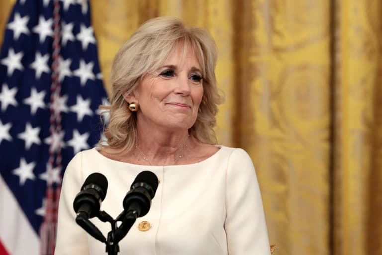 Dr. Jill Biden has cancerous skin legions removed from face and chest Dr. Jill Biden has cancerous skin legions removed from face and chest