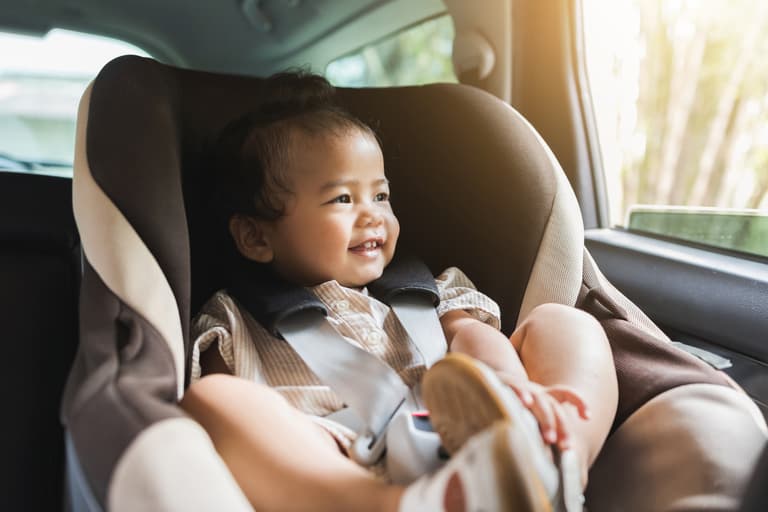 Parents urged to write children’s details on car seat in case of emergency Parents urged to write children’s details on car seat in case of emergency