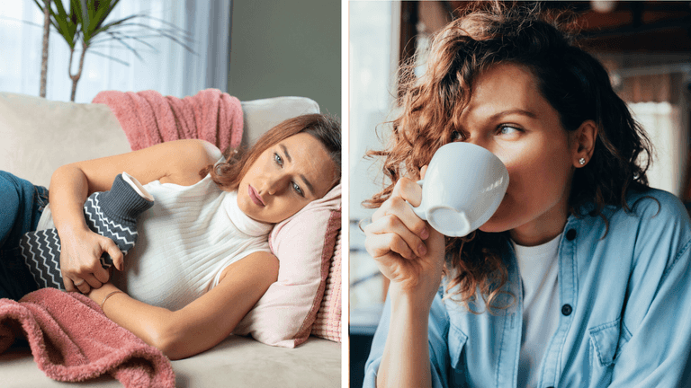Apparently drinking coffee makes your period cramps worse… Apparently drinking coffee makes your period cramps worse…