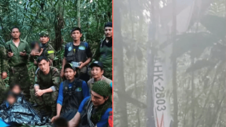 Four children missing after Colombian plane crash found alive after 40 days Four children missing after Colombian plane crash found alive after 40 days